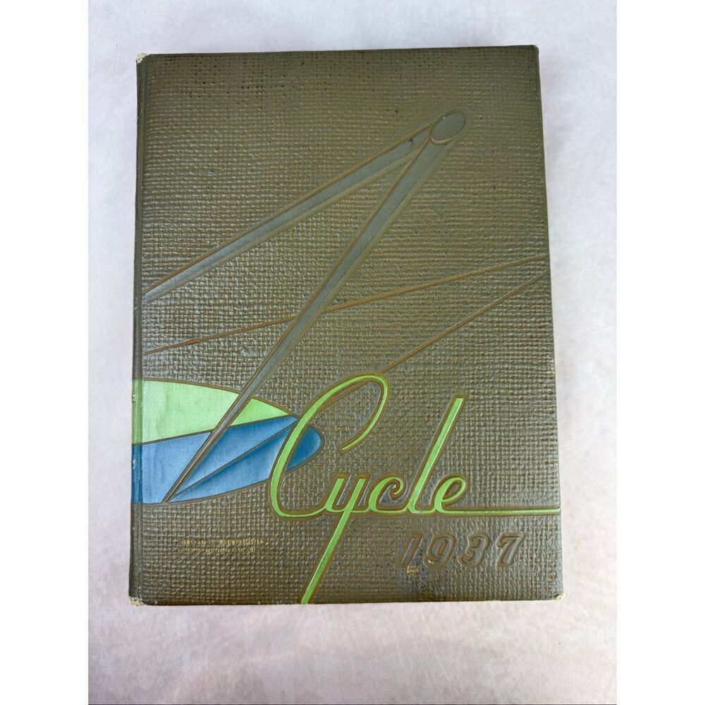 Vintage 1937 Armour Institute of Engineering Yearbook Frat Engineering Ephemera